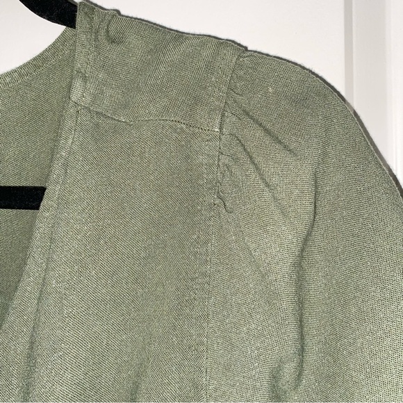 Old Navy Women’s Jumpsuit, Linen-Blend, Short Sleeve, Sage Green, SMALL PETITE - Picture 9 of 14